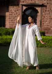 Farhana – Chanderi Kurta Set with Hand Embroidery