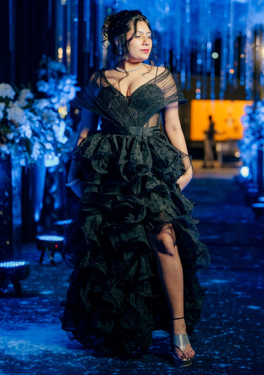 Midnight elegance in black