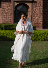 Farhana – Chanderi Kurta Set with Hand Embroidery