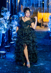 Midnight elegance in black