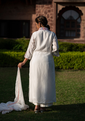 Farhana – Chanderi Kurta Set with Hand Embroidery
